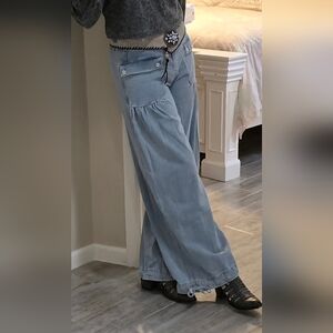 TBN Wide-Leg Flare Or Cinch Up Womens Jeans